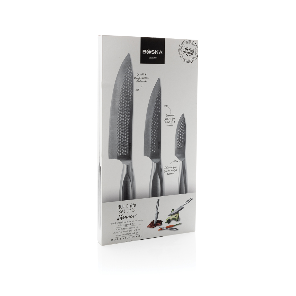 Set Cuchillos Cocina personalizado Monaco+ BOSKA 3 piezas - Otros accesorios cocina - Regalo Promocional Personalizado - imagen 6