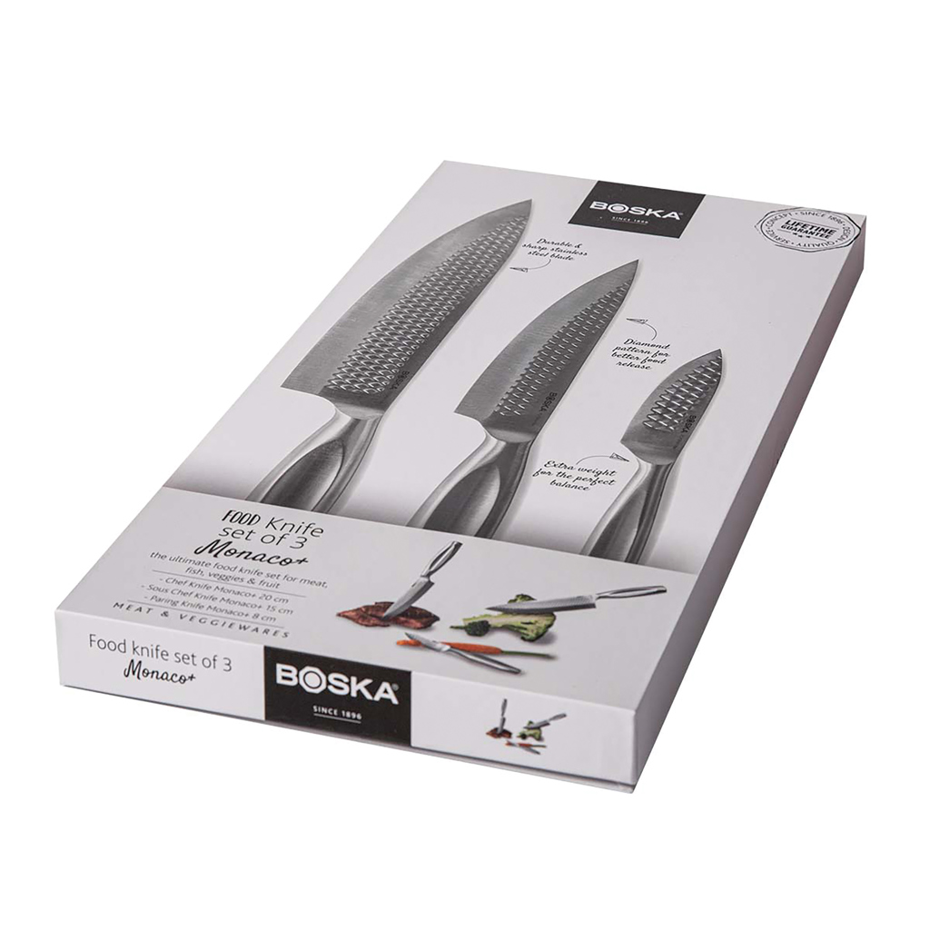 Set Cuchillos Cocina personalizado Monaco+ BOSKA 3 piezas - Otros accesorios cocina - Regalo Promocional Personalizado - imagen 7