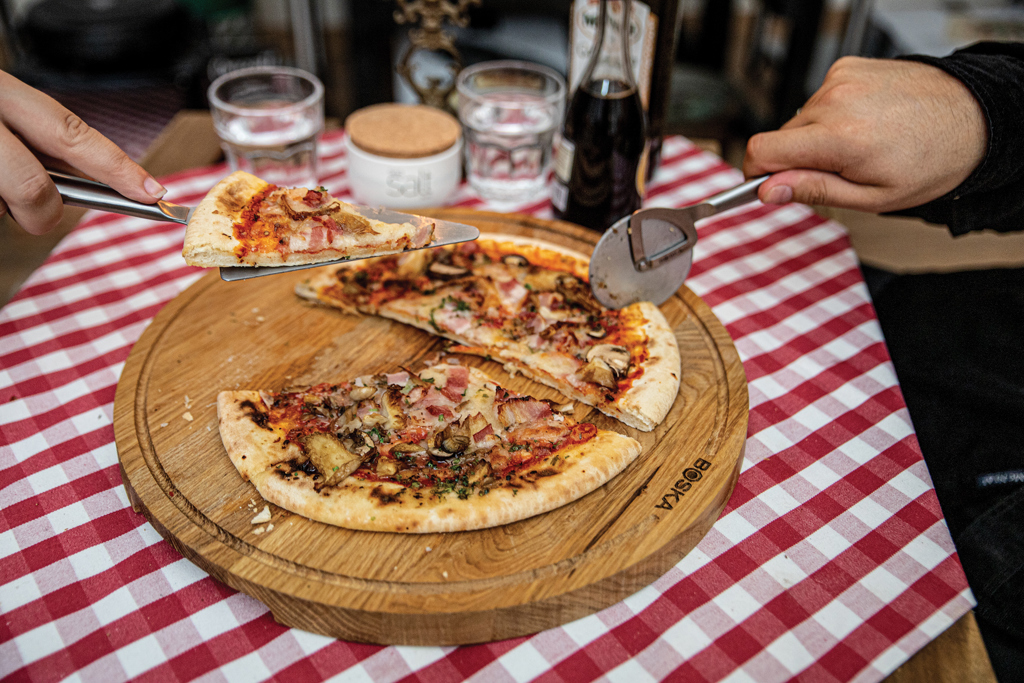 Set pizza personalizado Copenhagen BOSKA cortador y espátula - Otros accesorios cocina - Regalo Promocional Personalizado - imagen 5