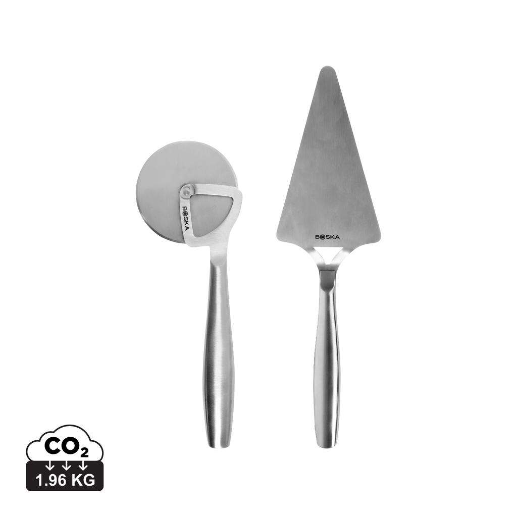 Set pizza personalizado Copenhagen BOSKA cortador y espátula - Otros accesorios cocina - Regalo Promocional Personalizado