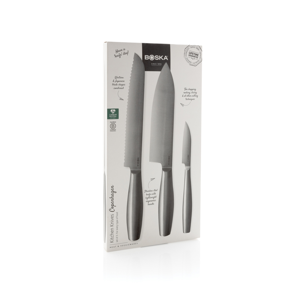 Set de Cuchillos de Cocina Copenhagen personalizado BOSKA 3 piezas - Otros accesorios cocina - Regalo Promocional Personalizado - imagen 8