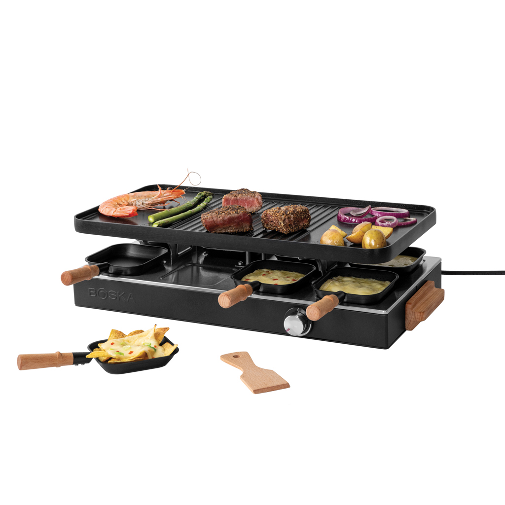 Raclette Gourmet Party para 8 personas BOSKA (UE tipo F) - Otros accesorios cocina - Regalo Promocional Personalizado - vista alternativa