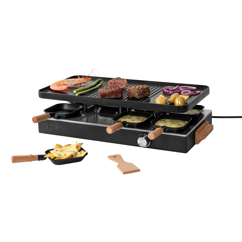 Raclette Gourmet Party para 8 personas BOSKA (UE tipo F) - Otros accesorios cocina - Regalo Promocional Personalizado