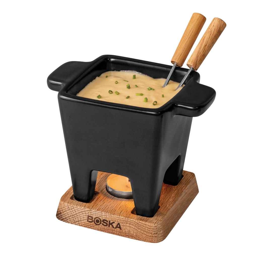 Fondue de Tapas personalizada Nero BOSKA 300ml - Otros accesorios cocina - Regalo Promocional Personalizado - imagen 3