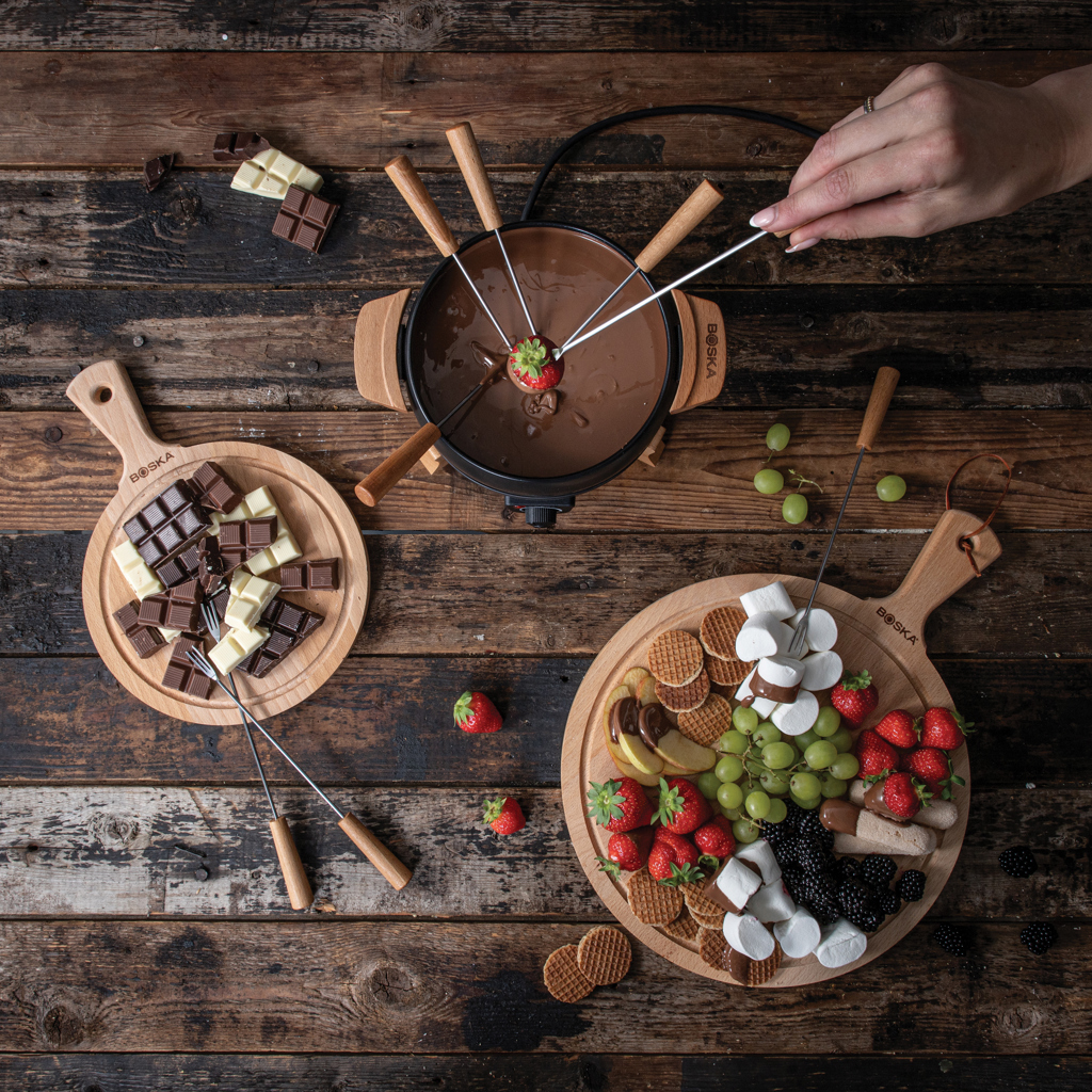Set fondue eléctrica para fiestas BOSKA 2,3 L (tipo F UE) - Otros accesorios cocina - Regalo Promocional Personalizado - imagen 15