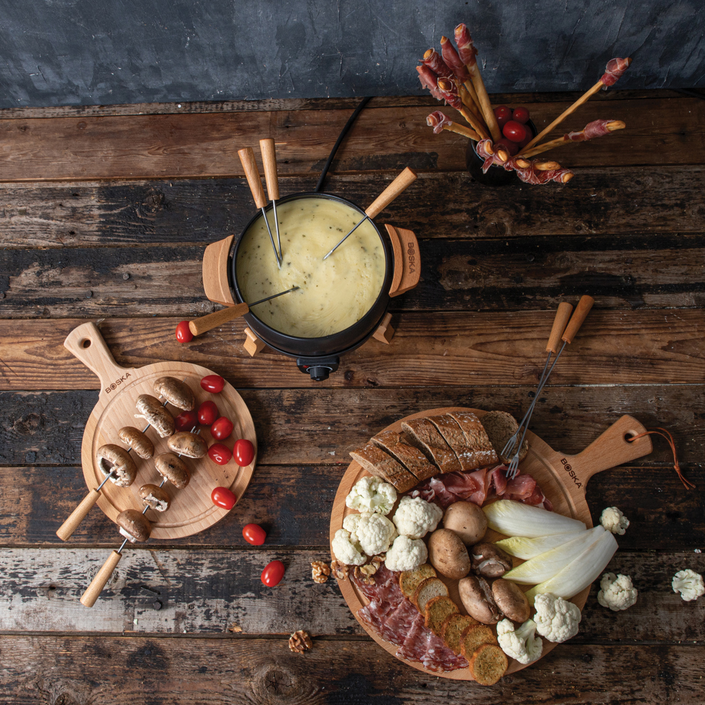Set fondue eléctrica para fiestas BOSKA 2,3 L (tipo F UE) - Otros accesorios cocina - Regalo Promocional Personalizado - imagen 17