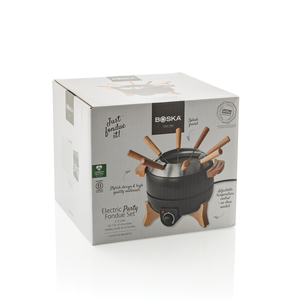 Set fondue eléctrica para fiestas BOSKA 2,3 L (tipo F UE) - Otros accesorios cocina - Regalo Promocional Personalizado - imagen 30