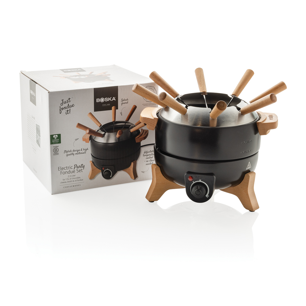 Set fondue eléctrica para fiestas BOSKA 2,3 L (tipo F UE) - Otros accesorios cocina - Regalo Promocional Personalizado - imagen 31