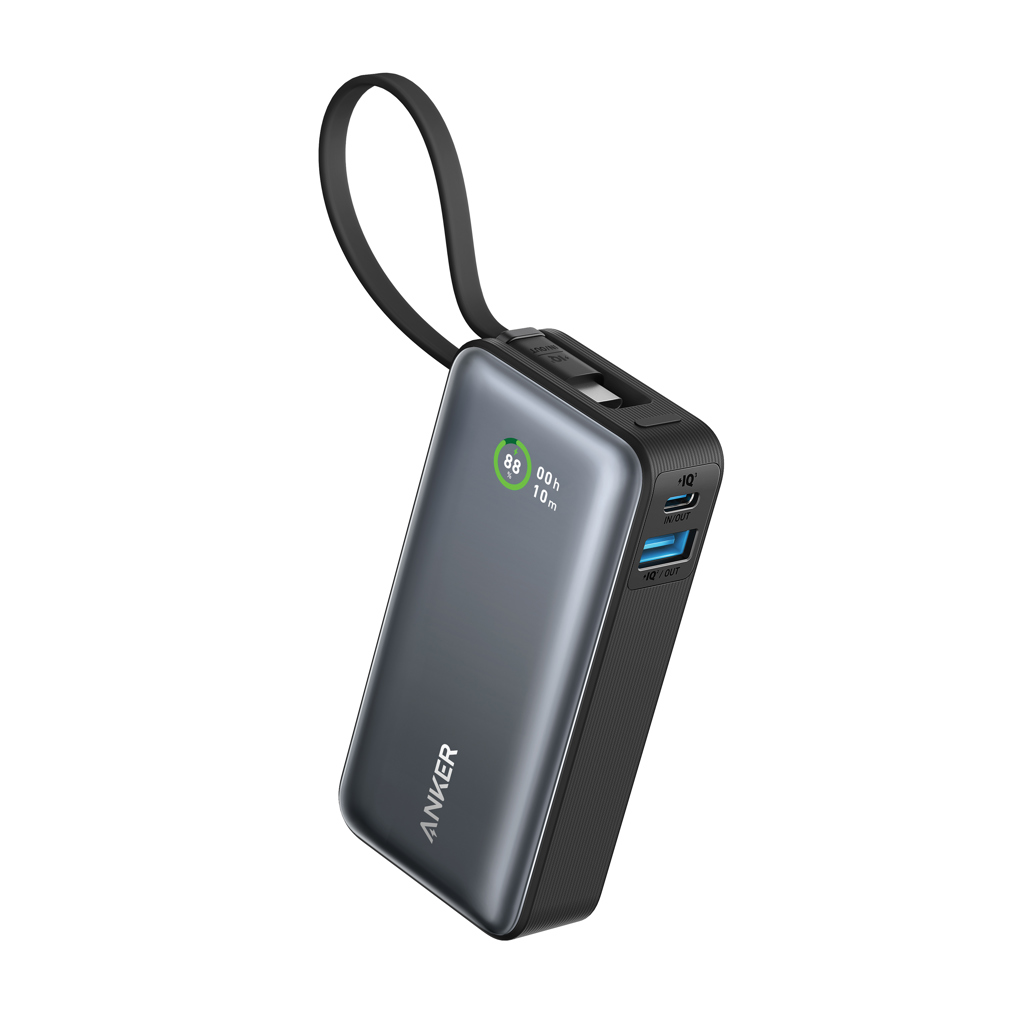 Batería externa Anker Nano 30W con cable USB-C integrado - Tecnología - Regalo Promocional Personalizado - vista alternativa