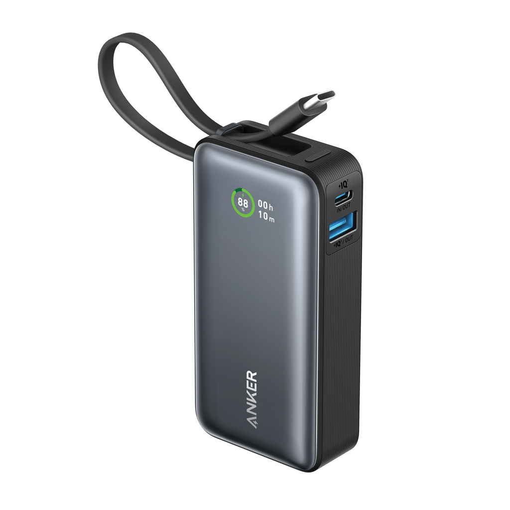 Batería externa Anker Nano 30W con cable USB-C integrado - Tecnología - Regalo Promocional Personalizado - imagen 3