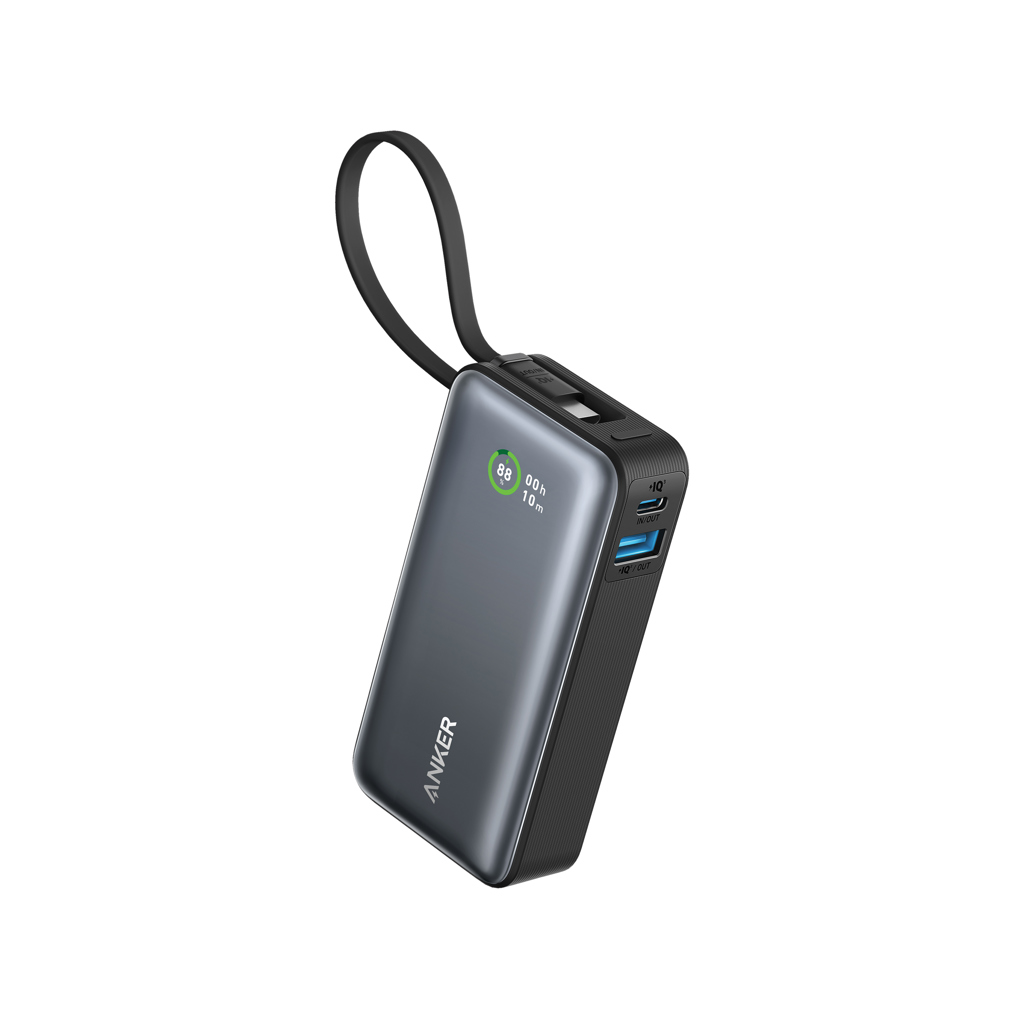 Batería externa Anker Nano 30W con cable USB-C integrado - Tecnología - Regalo Promocional Personalizado