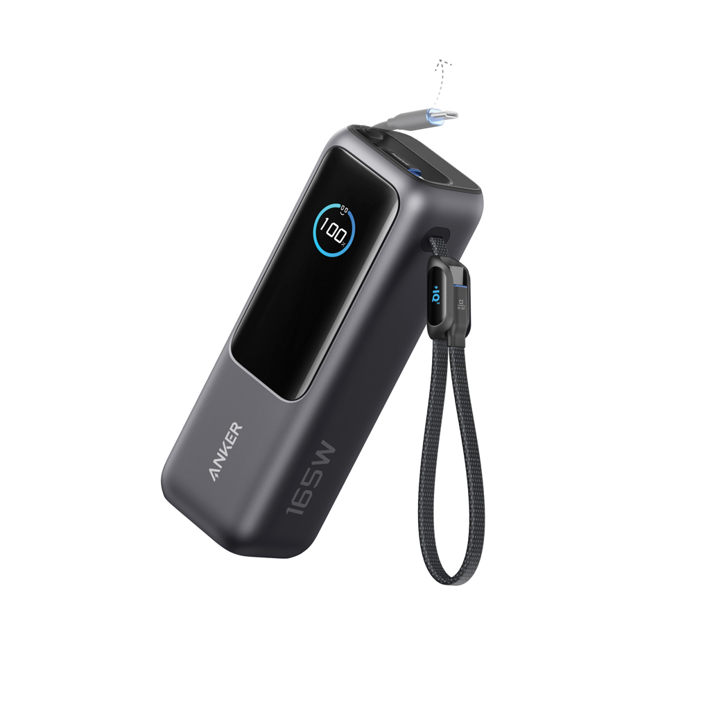 Batería Anker 25.000 mAh 165W con cable retráctil - Tecnología - Regalo Promocional Personalizado - vista alternativa