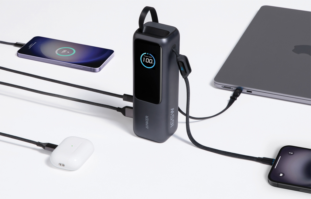 Batería Anker 25.000 mAh 165W con cable retráctil - Tecnología - Regalo Promocional Personalizado - imagen 7