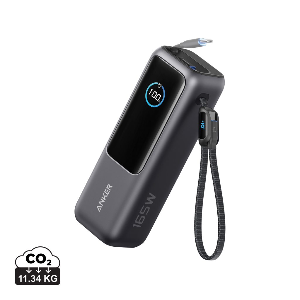 Batería Anker 25.000 mAh 165W con cable retráctil - Tecnología - Regalo Promocional Personalizado