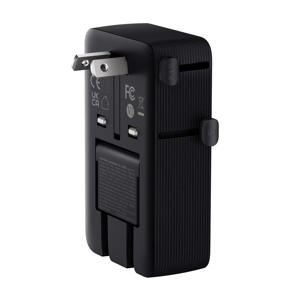 Adaptador de viaje Anker 20W Nano 5 en 1 - Tecnología - Regalo Promocional Personalizado - imagen 4