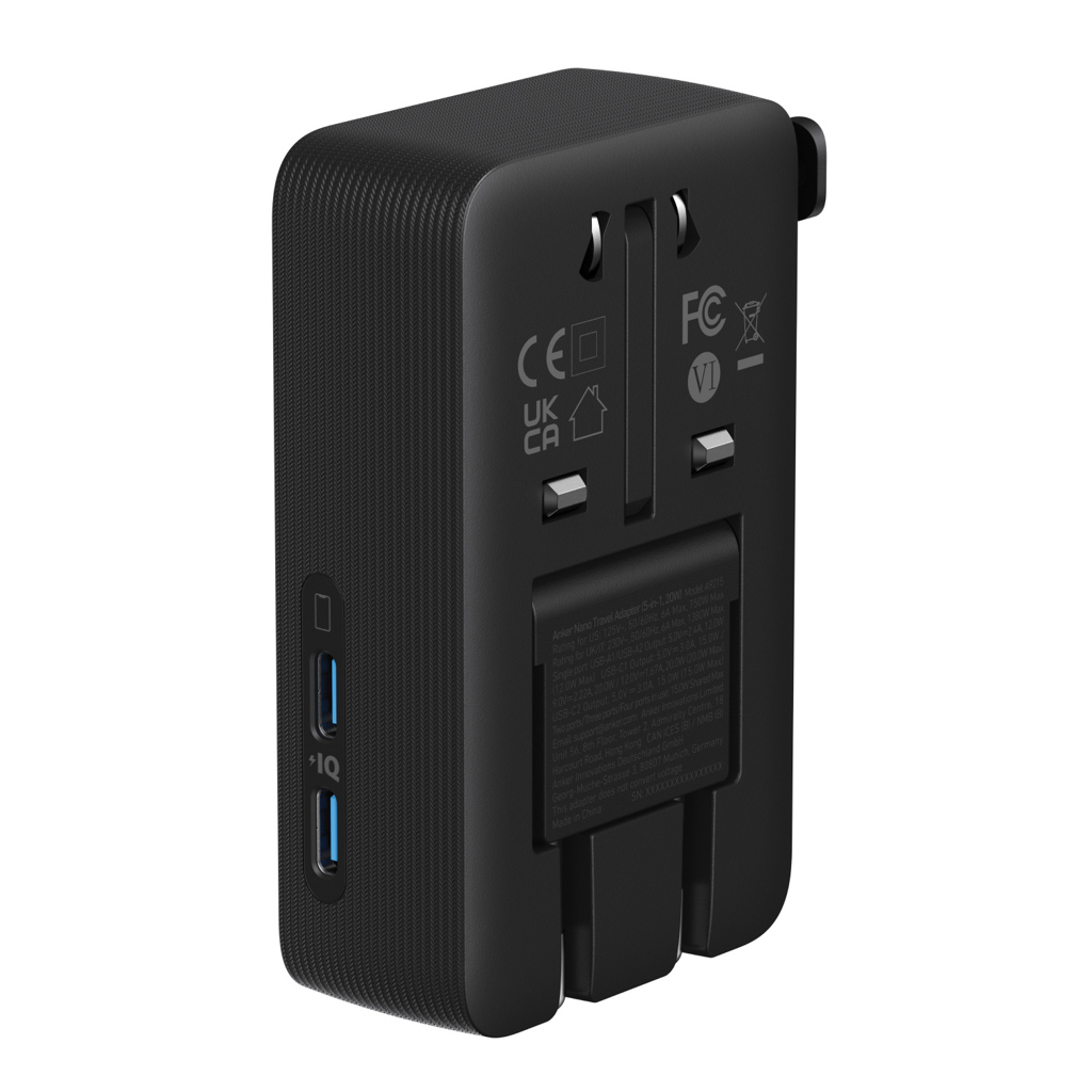 Adaptador de viaje Anker 20W Nano 5 en 1 - Tecnología - Regalo Promocional Personalizado - imagen 6