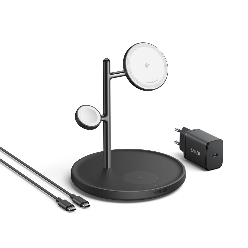 Soporte de carga inalámbrica Anker MagGo (soporte 3 en 1) - Tecnología - Regalo Promocional Personalizado - imagen 3