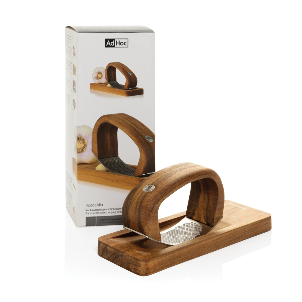 Prensa de ajos AdHoc RoccaAlio con tabla de cortar - Otros accesorios cocina - Regalo Promocional Personalizado - imagen 3