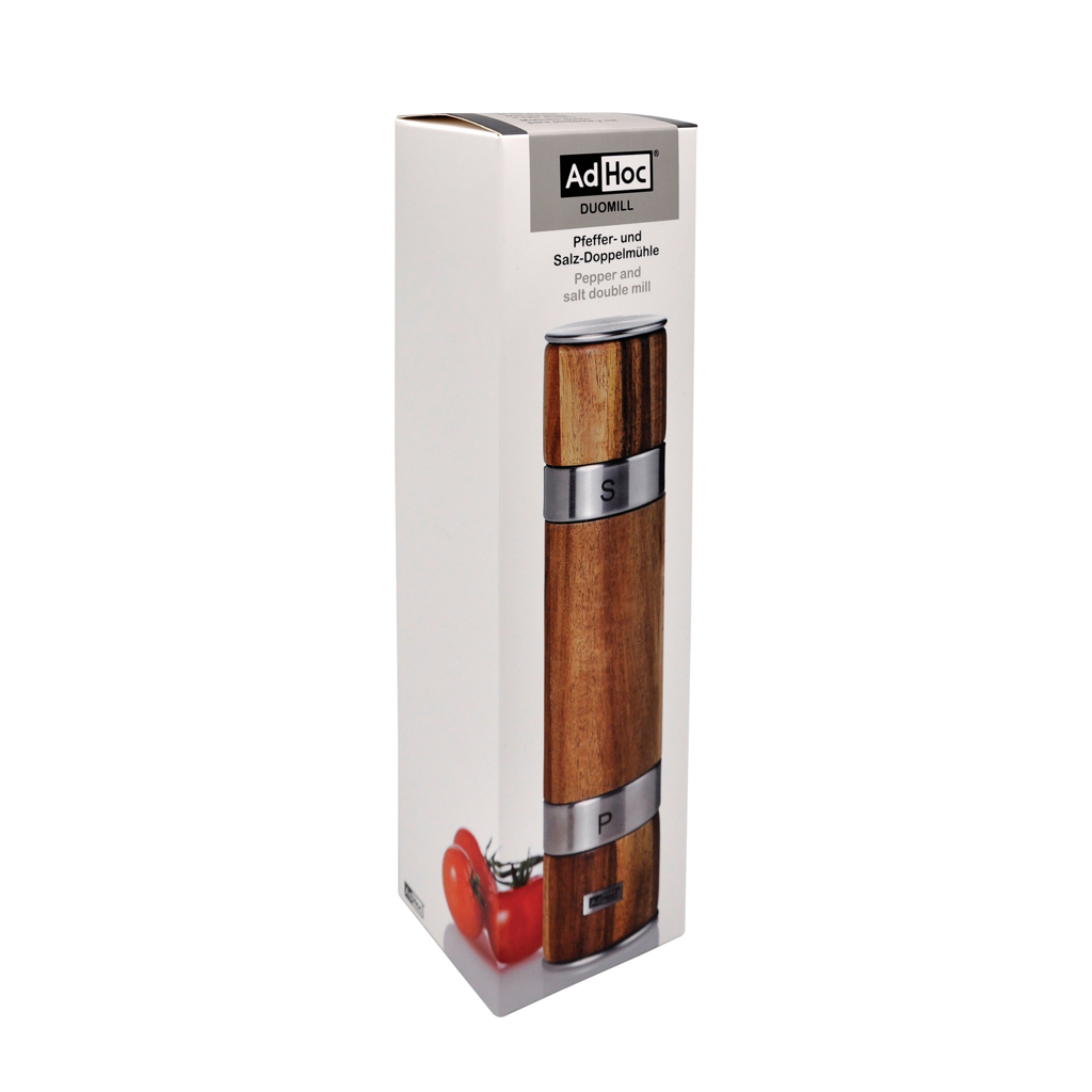 Molino doble AdHoc Duomill para pimienta y sal - Otros accesorios cocina - Regalo Promocional Personalizado - imagen 3