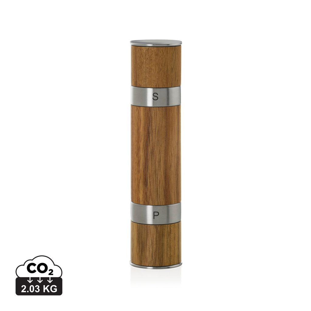 Molino doble AdHoc Duomill para pimienta y sal - Otros accesorios cocina - Regalo Promocional Personalizado