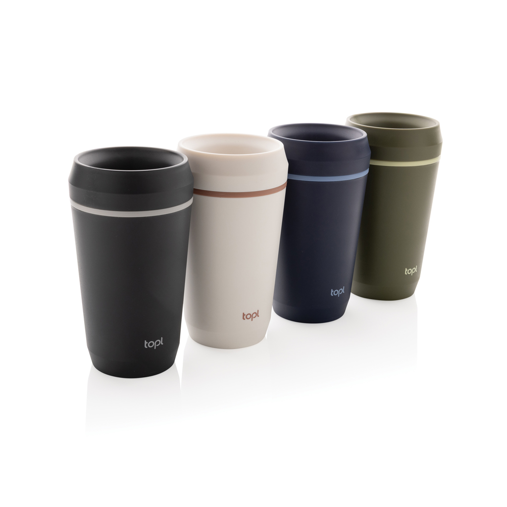 Vaso de plástico reciclado Topl To Go con tapa patentada 360 - Tazas y vasos personalizados - Regalo Promocional Personalizado - imagen 7
