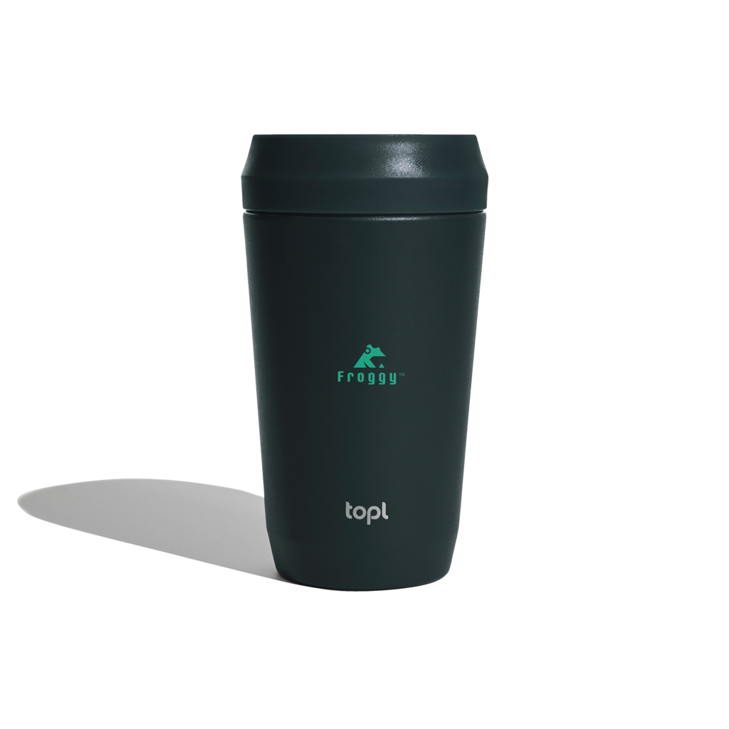 Taza personalizada Topl To Go de acero reciclado con tapa patentada - Termos personalizados - Regalo Promocional Personalizado - imagen 5