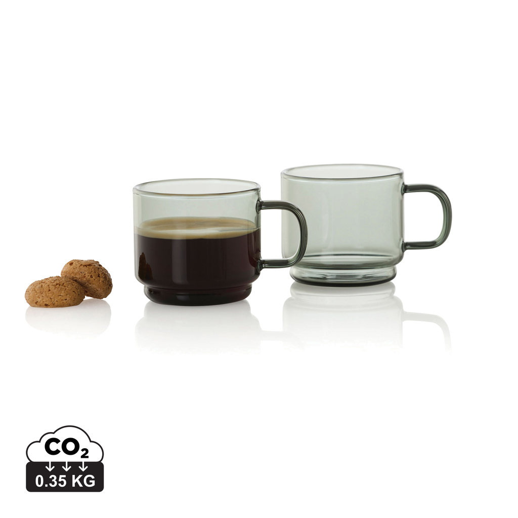 2 Tazas de espresso AdHoc Impact 70 ml - Tazas y vasos personalizados - Regalo Promocional Personalizado