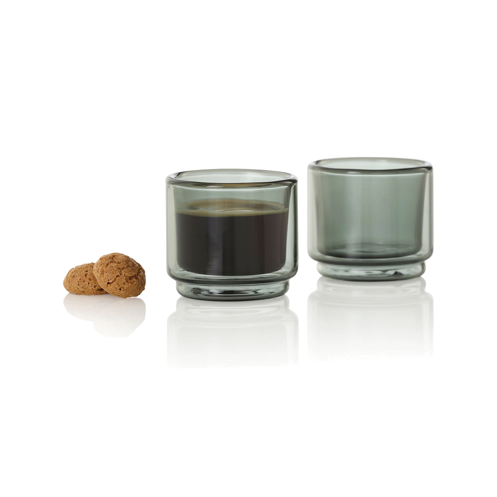 2 tazas Espresso AdHoc Impact de 45 ml - Tazas y vasos personalizados - Regalo Promocional Personalizado