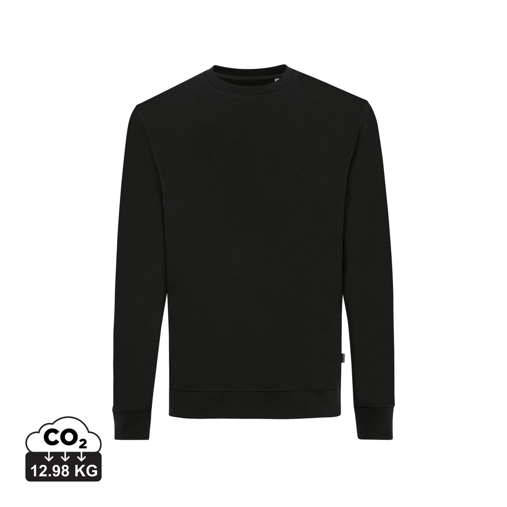 Suéter personalizado Zion Iqoniq de algodón reciclado cuello redondo - Sudaderas personalizadas - Regalo Promocional Personalizado