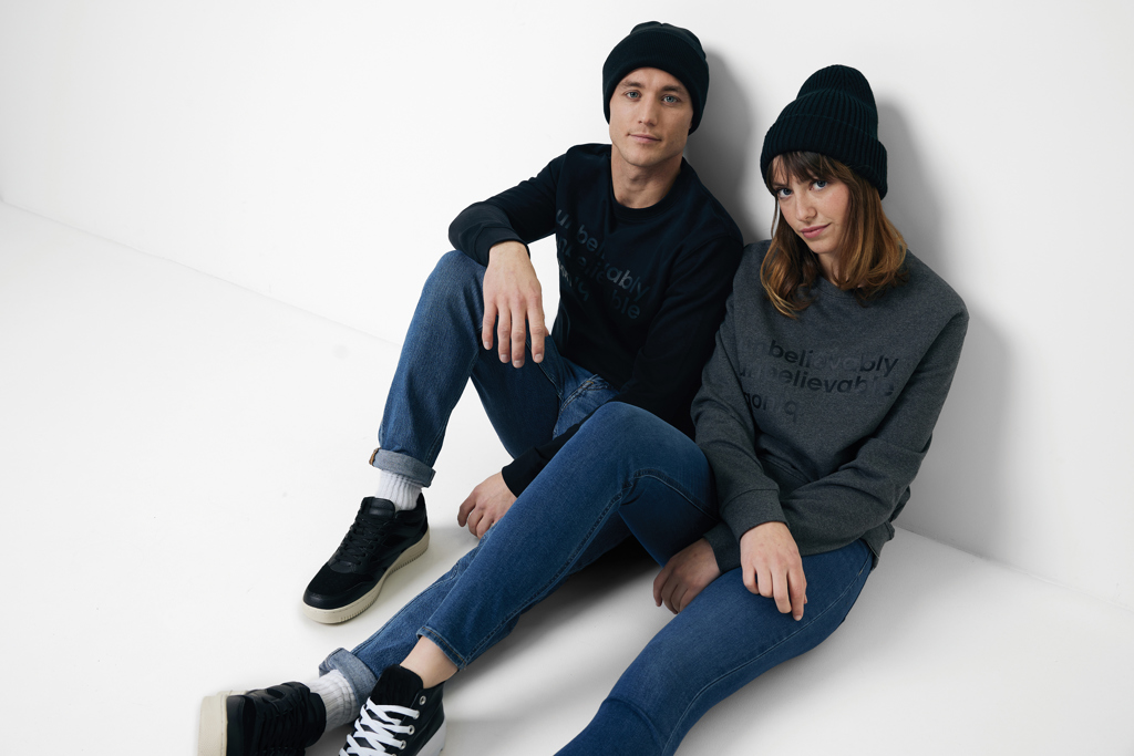 Suéter personalizado Zion Iqoniq de algodón reciclado cuello redondo - Sudaderas personalizadas - Regalo Promocional Personalizado - imagen 8