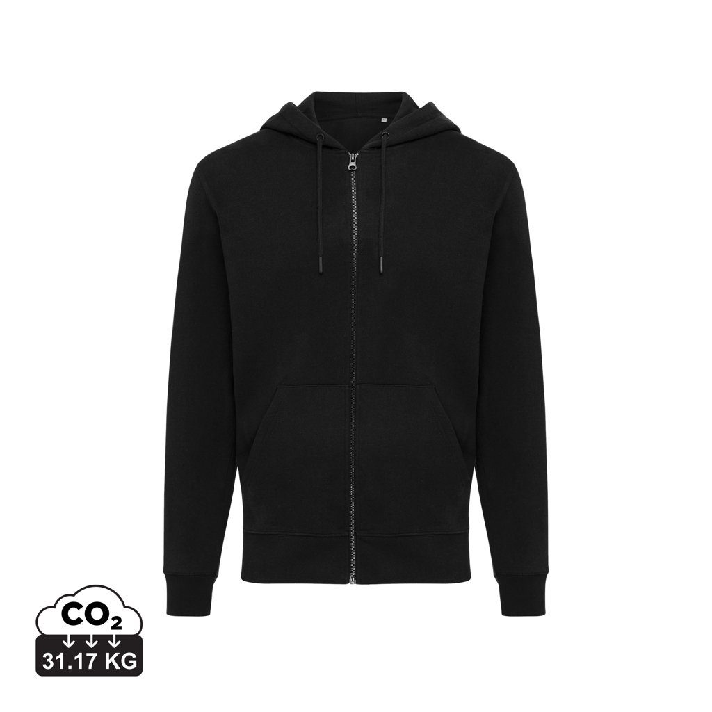 Sudadera personalizada Iqoniq Abisko de algodón reciclado con cremallera - Sudaderas personalizadas - Regalo Promocional Personalizado