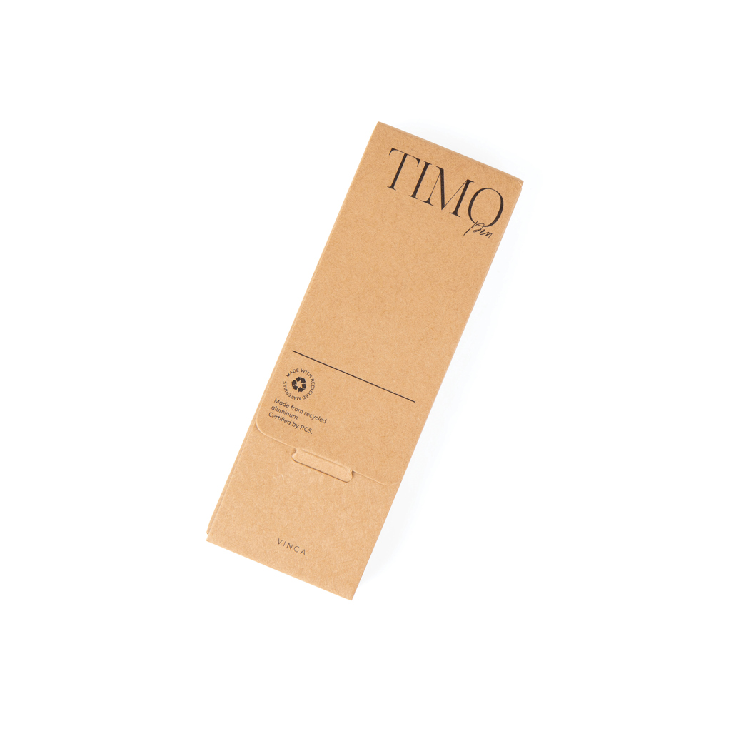 Bolígrafo personalizado VINGA Timo de aluminio reciclado RCS - Escritura - Regalo Promocional Personalizado - imagen 6