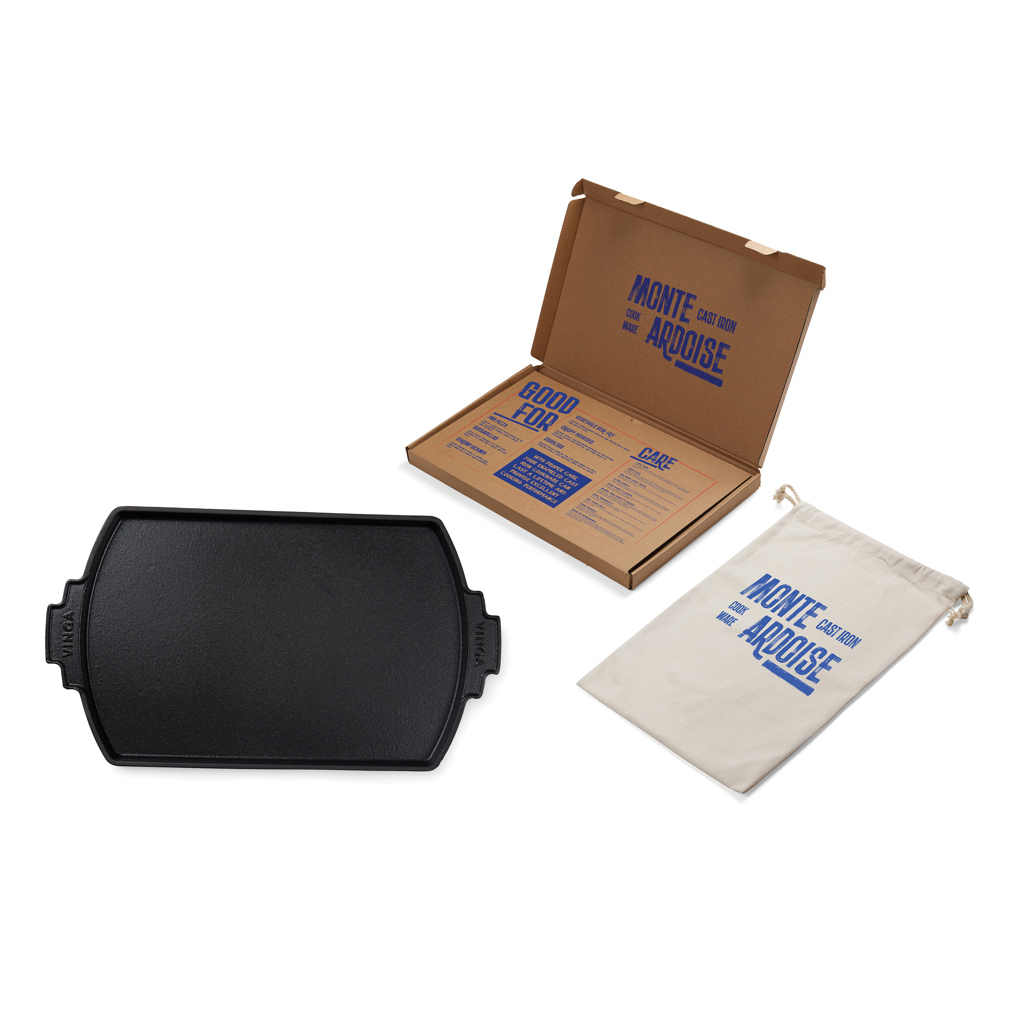 Sartén personalizada VINGA Monte Ardoise de hierro fundido rectangular - Otros accesorios cocina - Regalo Promocional Personalizado - imagen 9