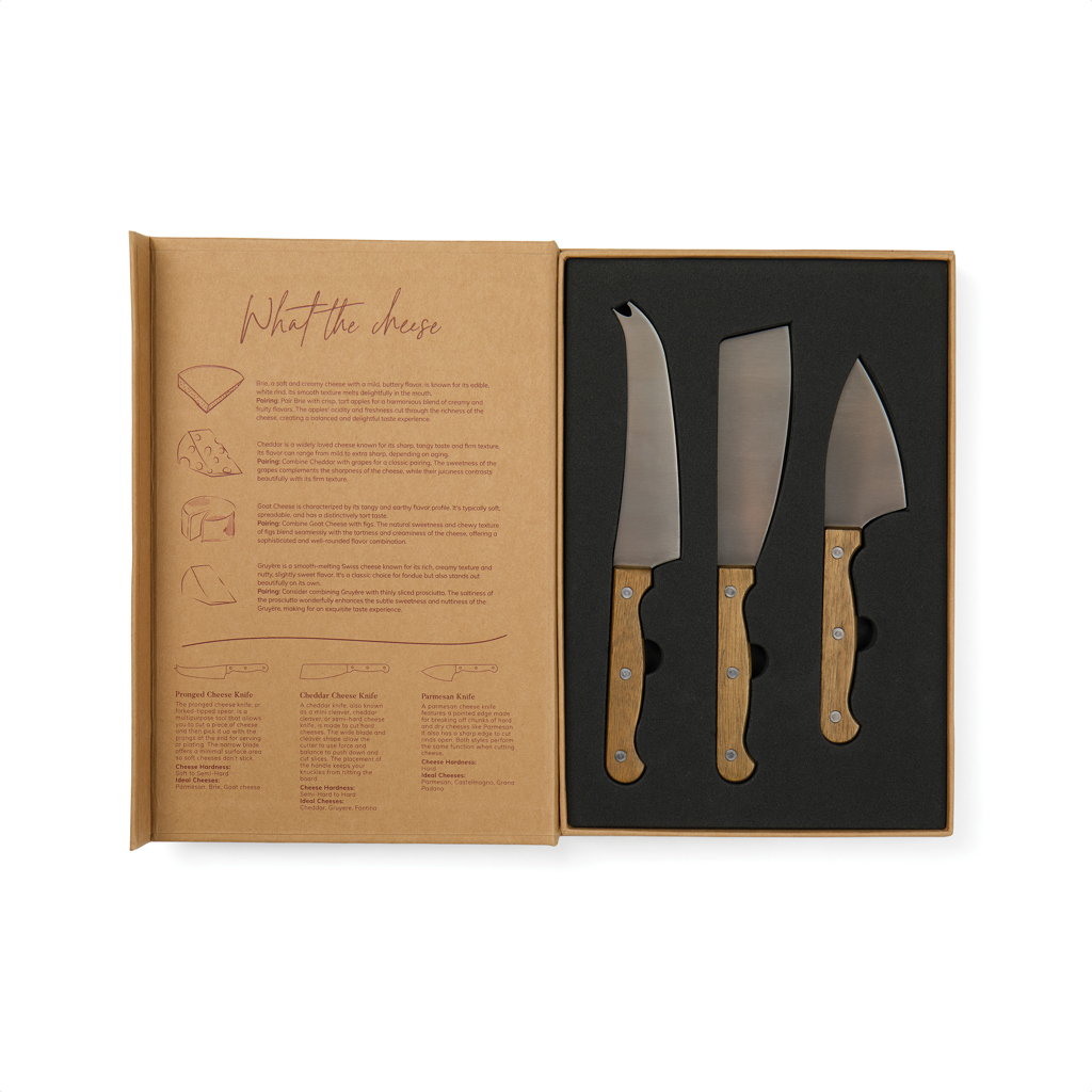 Set Historia del queso personalizado VINGA de acero inoxidable - Otros accesorios cocina - Regalo Promocional Personalizado - imagen 7