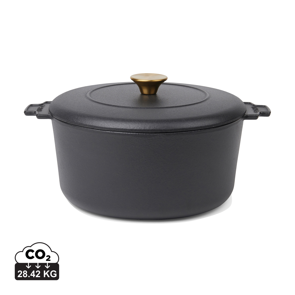 Cocotte personalizada VINGA Monte Heritage de hierro fundido 5.5L - Otros accesorios cocina - Regalo Promocional Personalizado