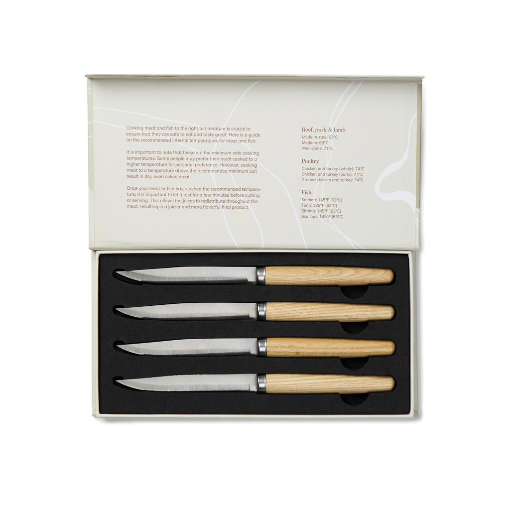 Cuchillos retro personalizados VINGA para carne de fresno - Otros accesorios cocina - Regalo Promocional Personalizado - imagen 6