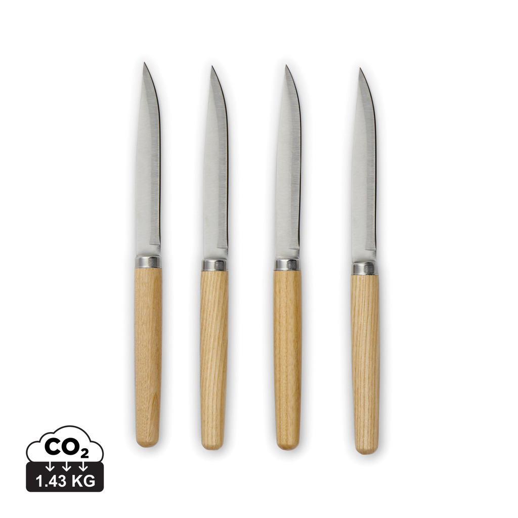 Cuchillos retro personalizados VINGA para carne de fresno - Otros accesorios cocina - Regalo Promocional Personalizado
