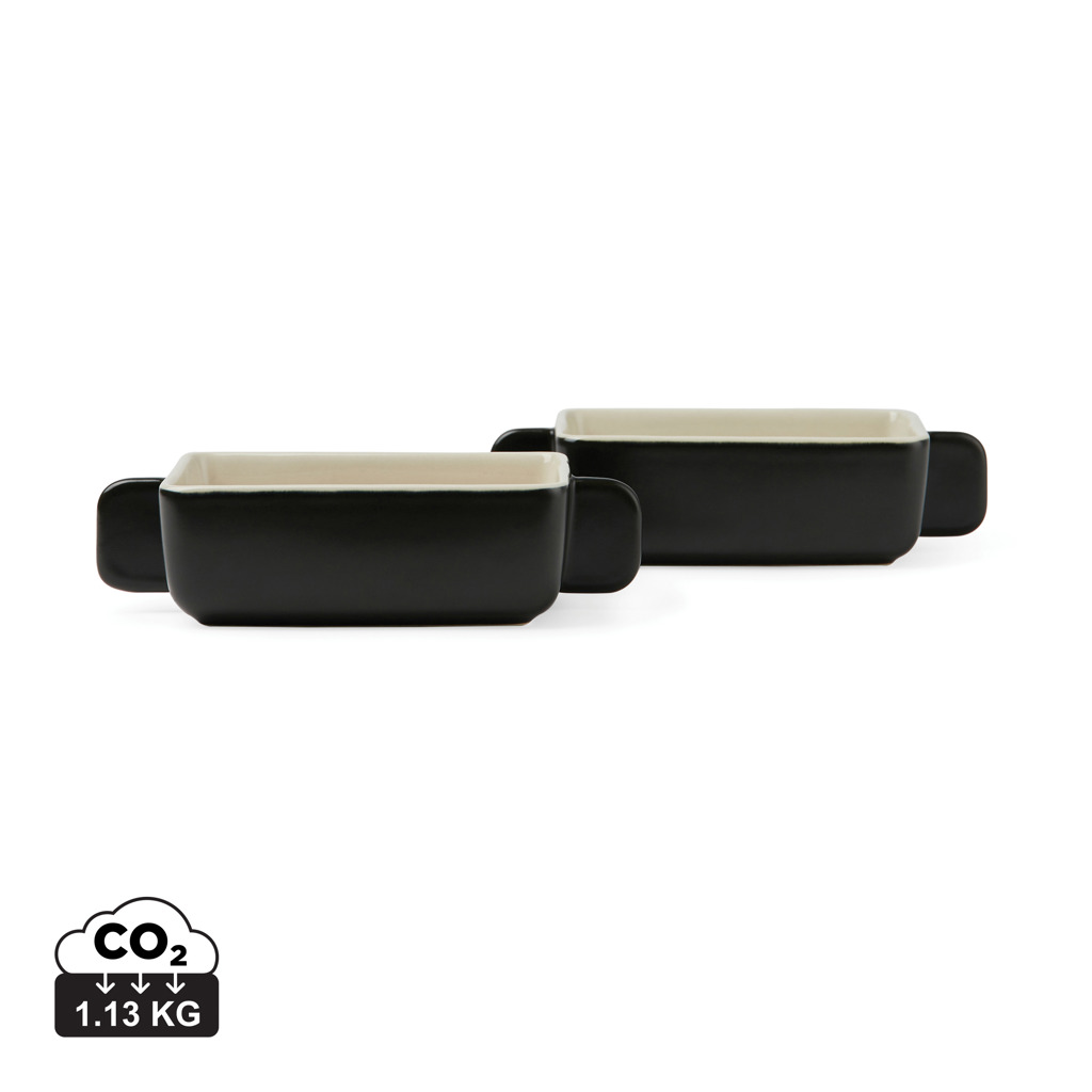 Mini platos personalizados VINGA Monte neu de gres 2 piezas - Otros accesorios cocina - Regalo Promocional Personalizado