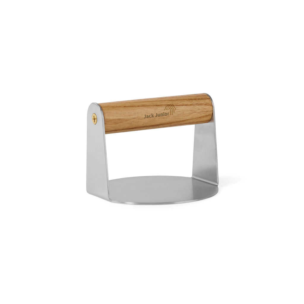 Prensa hamburguesa personalizada VINGA Paso hamburguesas de acero inoxidable y madera FSC - Otros accesorios cocina - Regalo Promocional Personalizado - imagen 4