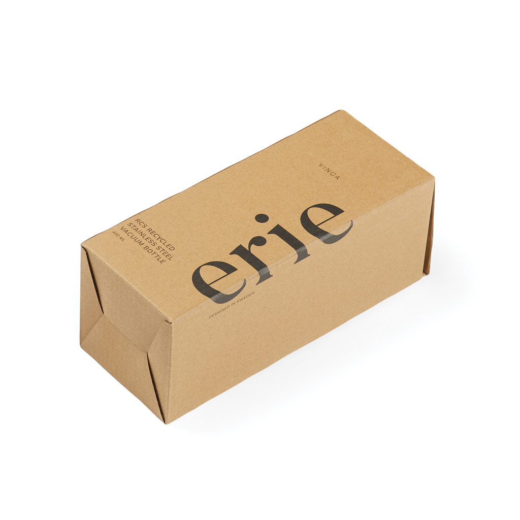 Botella personalizada VINGA Erie de acero reciclado RCS al vacío de 450ml - Tazas y botellas - Regalo Promocional Personalizado - imagen 4