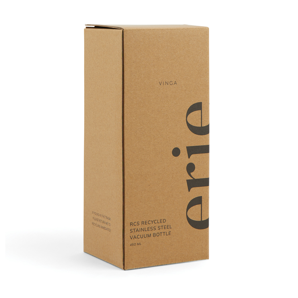Botella personalizada VINGA Erie de acero reciclado RCS al vacío de 450ml - Tazas y botellas - Regalo Promocional Personalizado - imagen 5