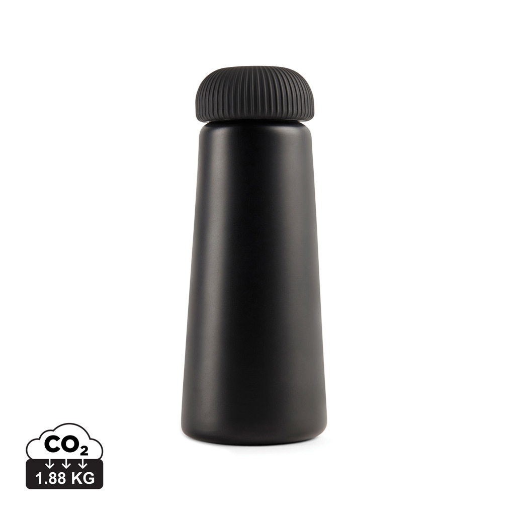 Botella personalizada VINGA Erie de acero reciclado RCS al vacío de 450ml - Tazas y botellas - Regalo Promocional Personalizado