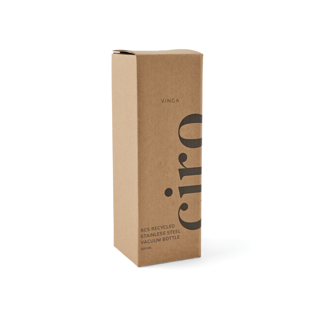 Botella personalizada VINGA Ciro de acero reciclado RCS al vacío de 300ml - Termos personalizados - Regalo Promocional Personalizado - imagen 11