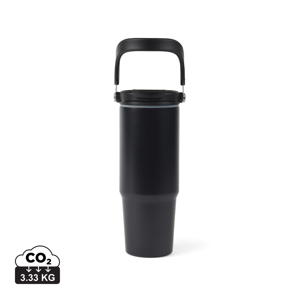 Botella personalizada VINGA Eos trek de acero reciclado RCS de 880ml - Termos personalizados - Regalo Promocional Personalizado