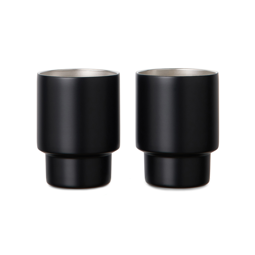 Set 2 tazas de acero inoxidable recicladas VINGA Nagano RCS - Tazas y vasos personalizados - Regalo Promocional Personalizado - vista alternativa