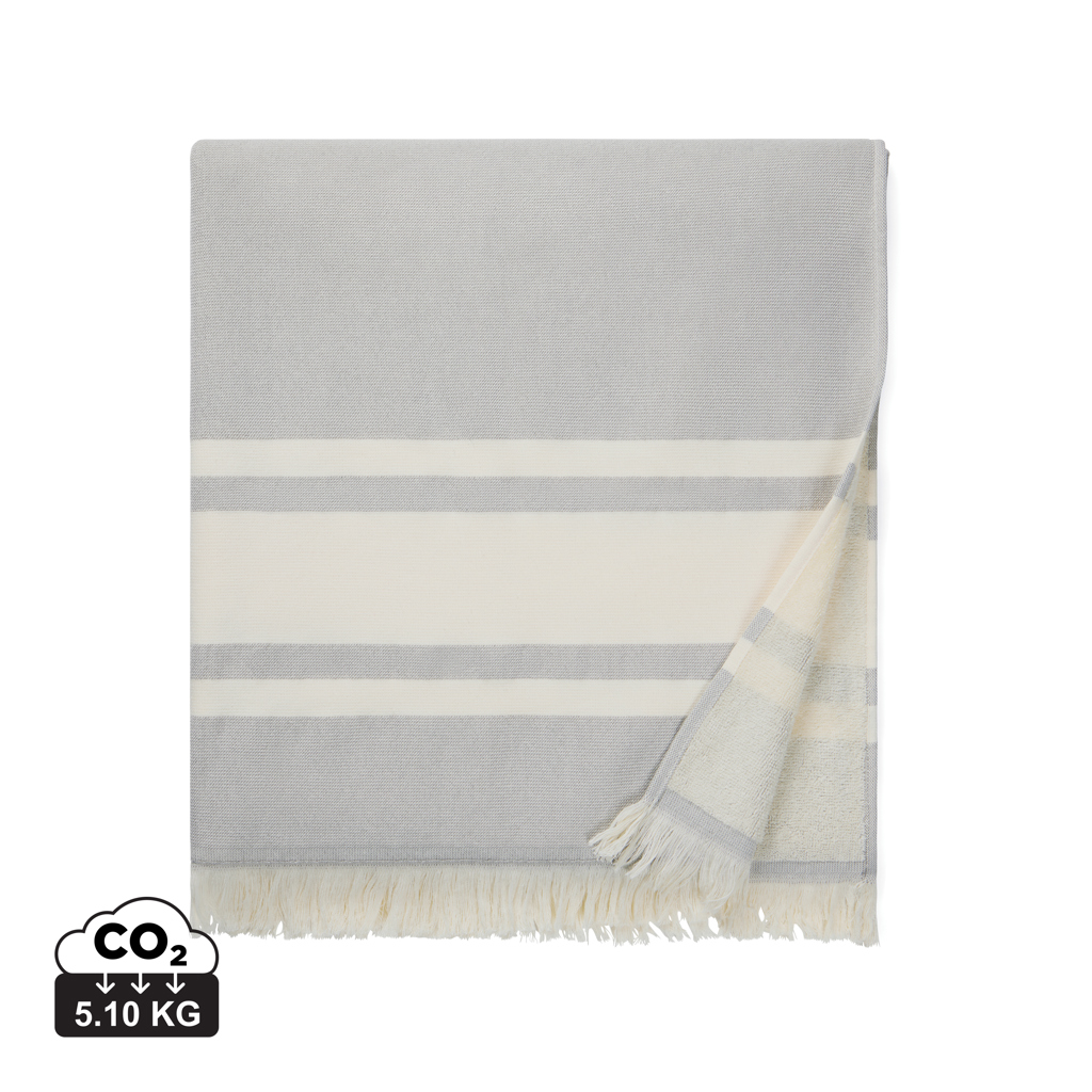 Toalla personalizada VINGA Tolo hammam de rizo con doble textura - Verano - Regalo Promocional Personalizado