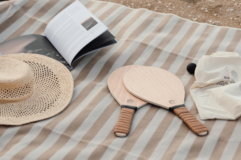 Juego tenis de playa personalizado VINGA Colos de madera de álamo - Regalos Premium - Regalo Promocional Personalizado - imagen 5