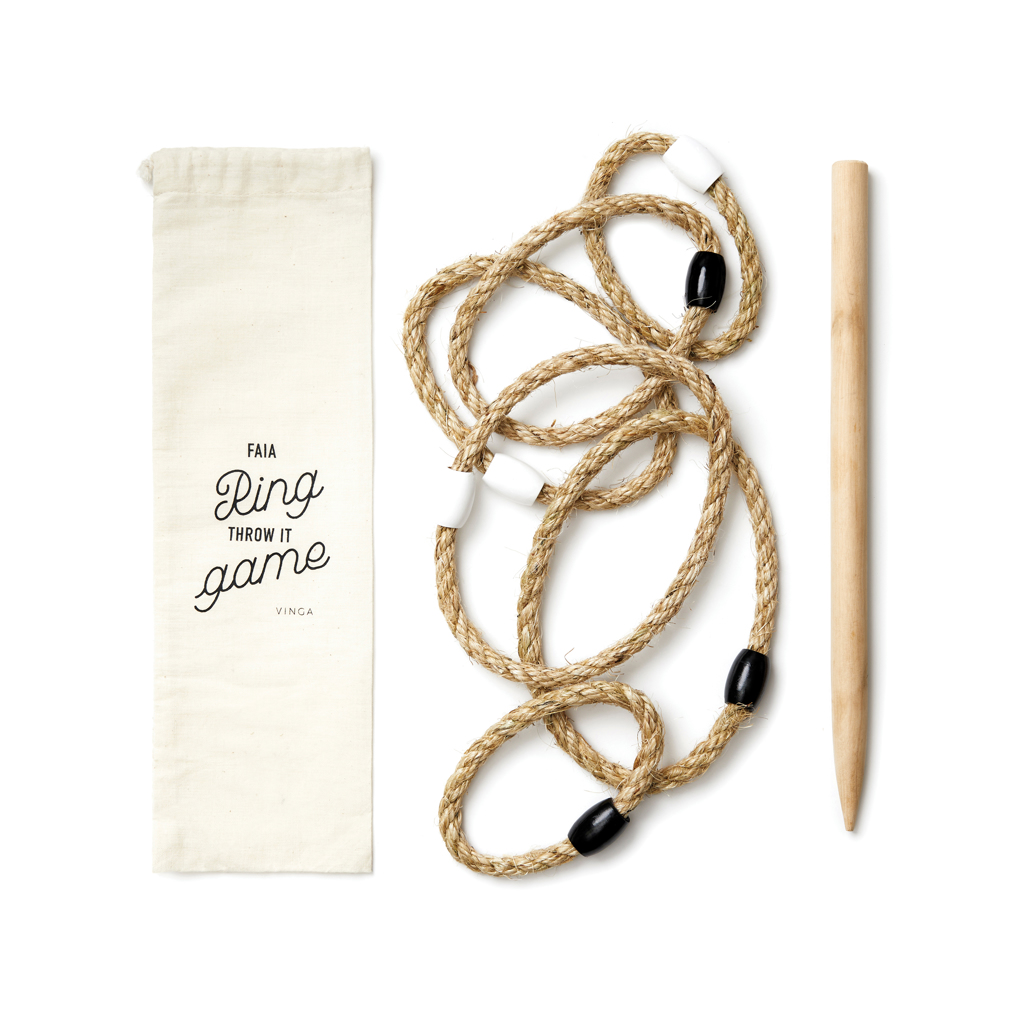 Juego de anillos personalizado VINGA Faia para exterior con bolsa de lona - Regalos Premium - Regalo Promocional Personalizado - vista alternativa