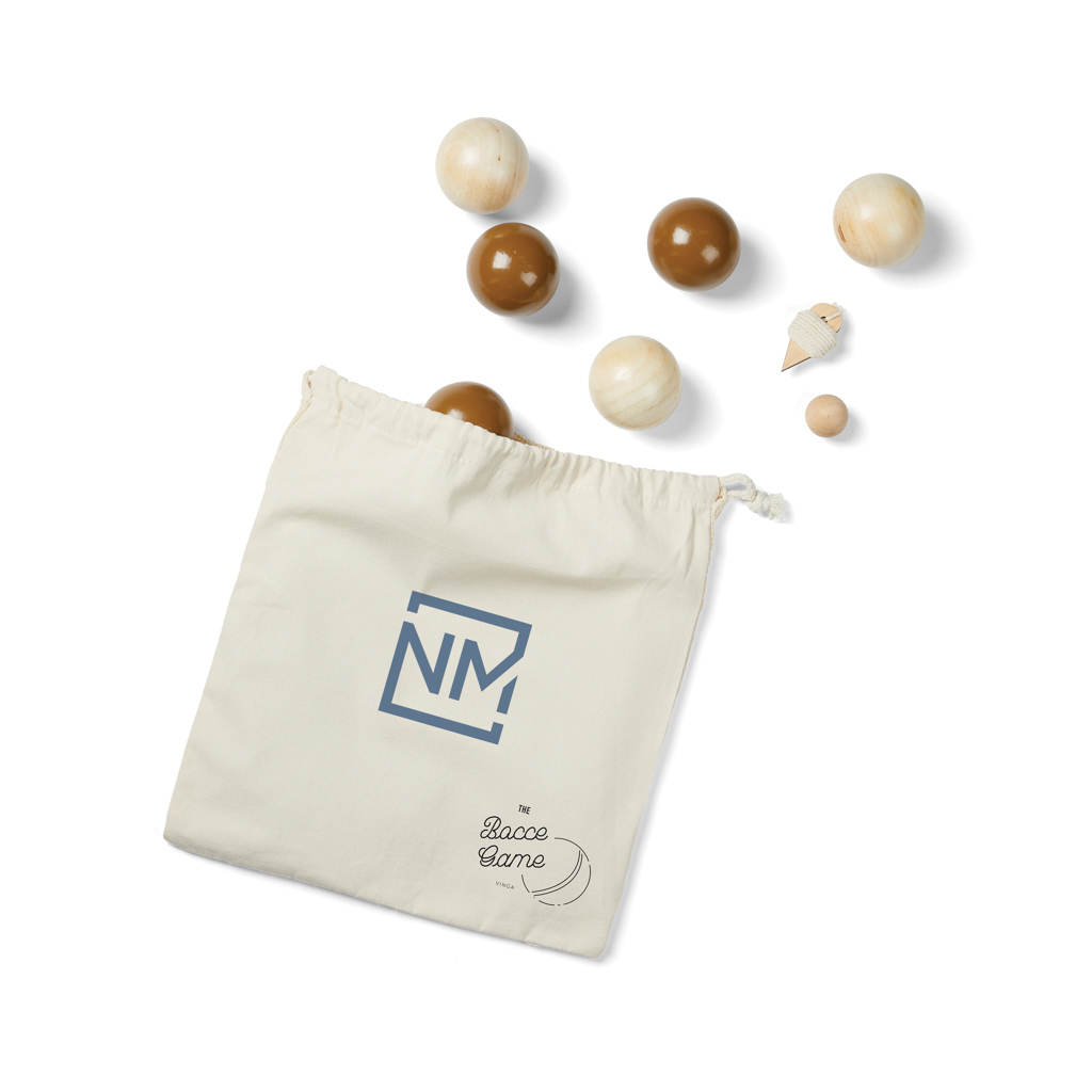 Juego de petanca personalizado VINGA de madera FSC con 6 bolas - Verano - Regalo Promocional Personalizado - imagen 4