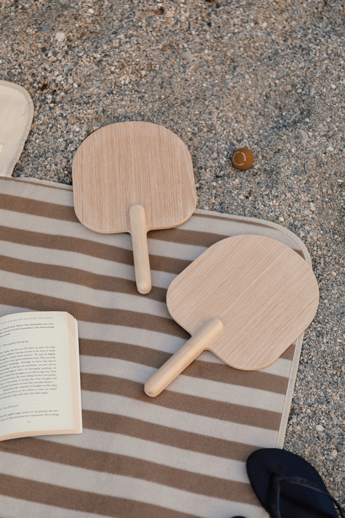 Juego de tenis playa personalizado VINGA Miro de madera contrachapada FSC - Verano - Regalo Promocional Personalizado - imagen 5